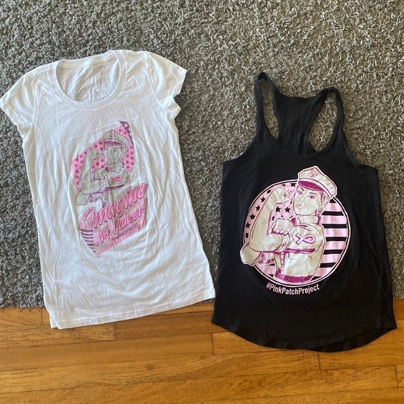 pink patch project Tops - Pink Patch Project Against Cancer Top Bundle Size Medium